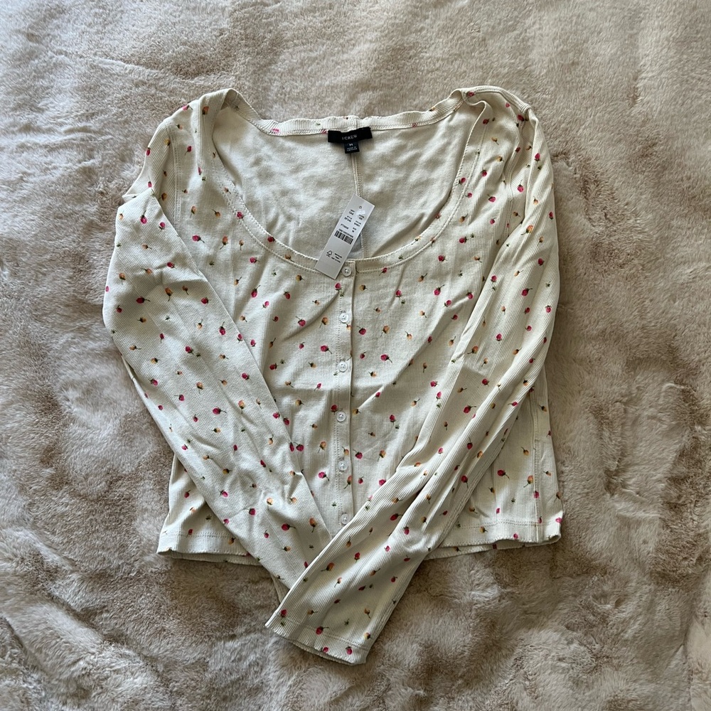 JCrew floral top